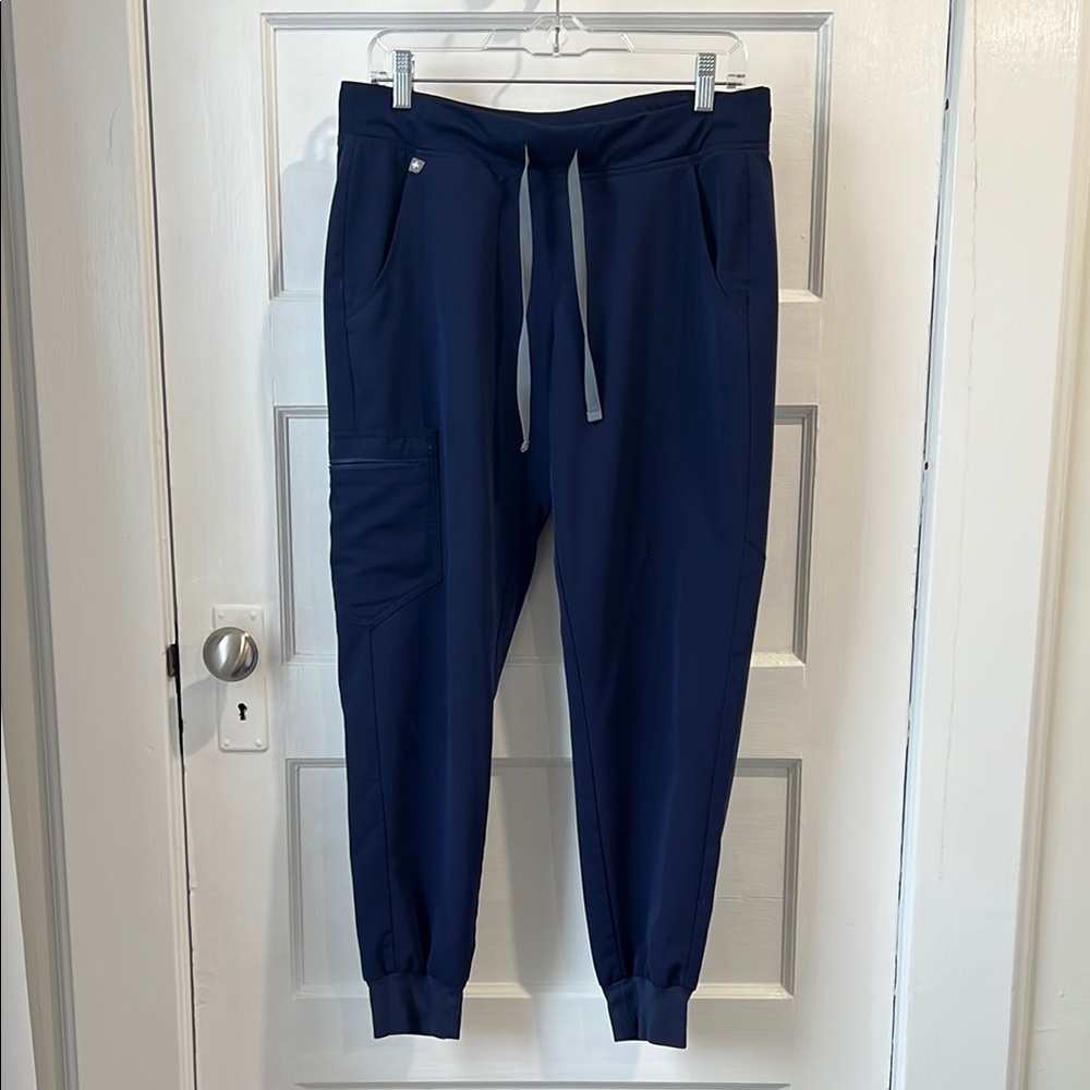 Figs Zamora Navy Blue Jogger Pants medium petite